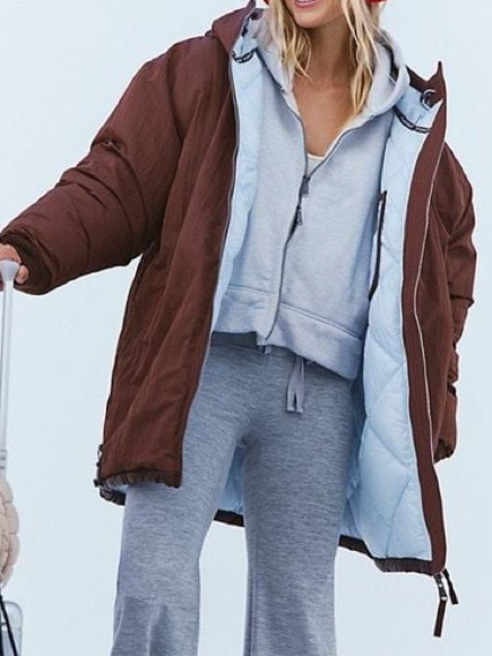 NWOT Free People FP Movement Roaming On Reversible Parka Size Medium